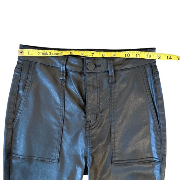 NWOT Sanctuary Hayden Coated High Rise Faux Leather pants - Picture 6 of 15